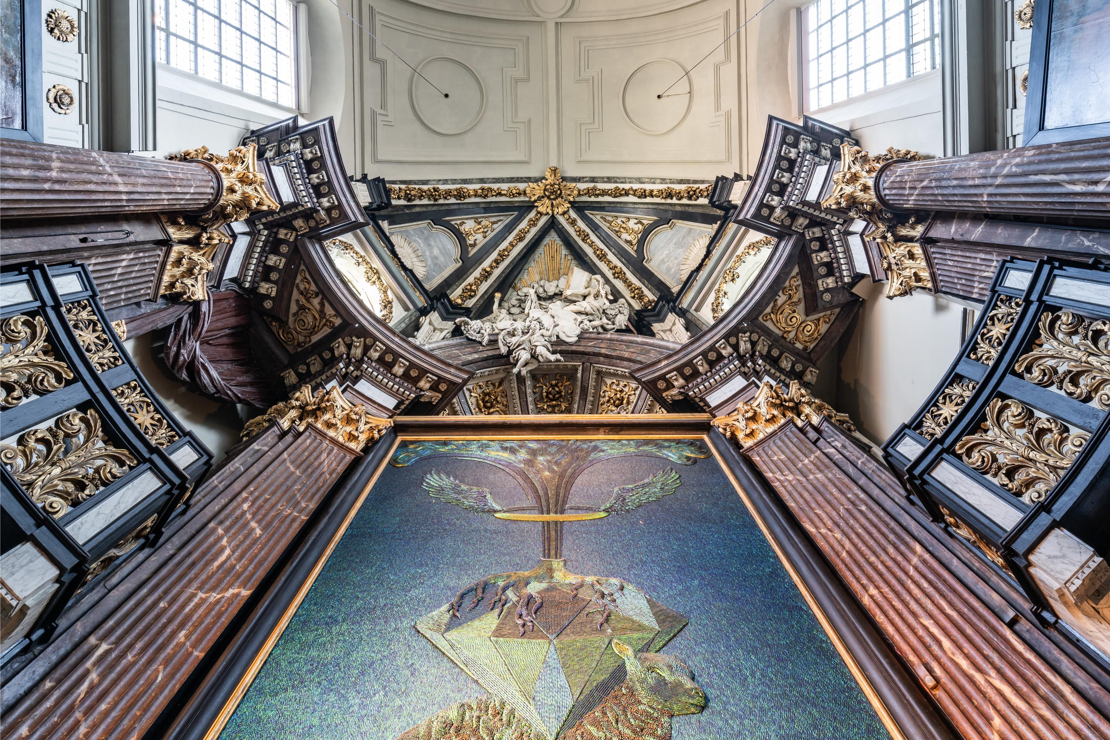 Beeld van schilderij dat in AMUZ hangt.
