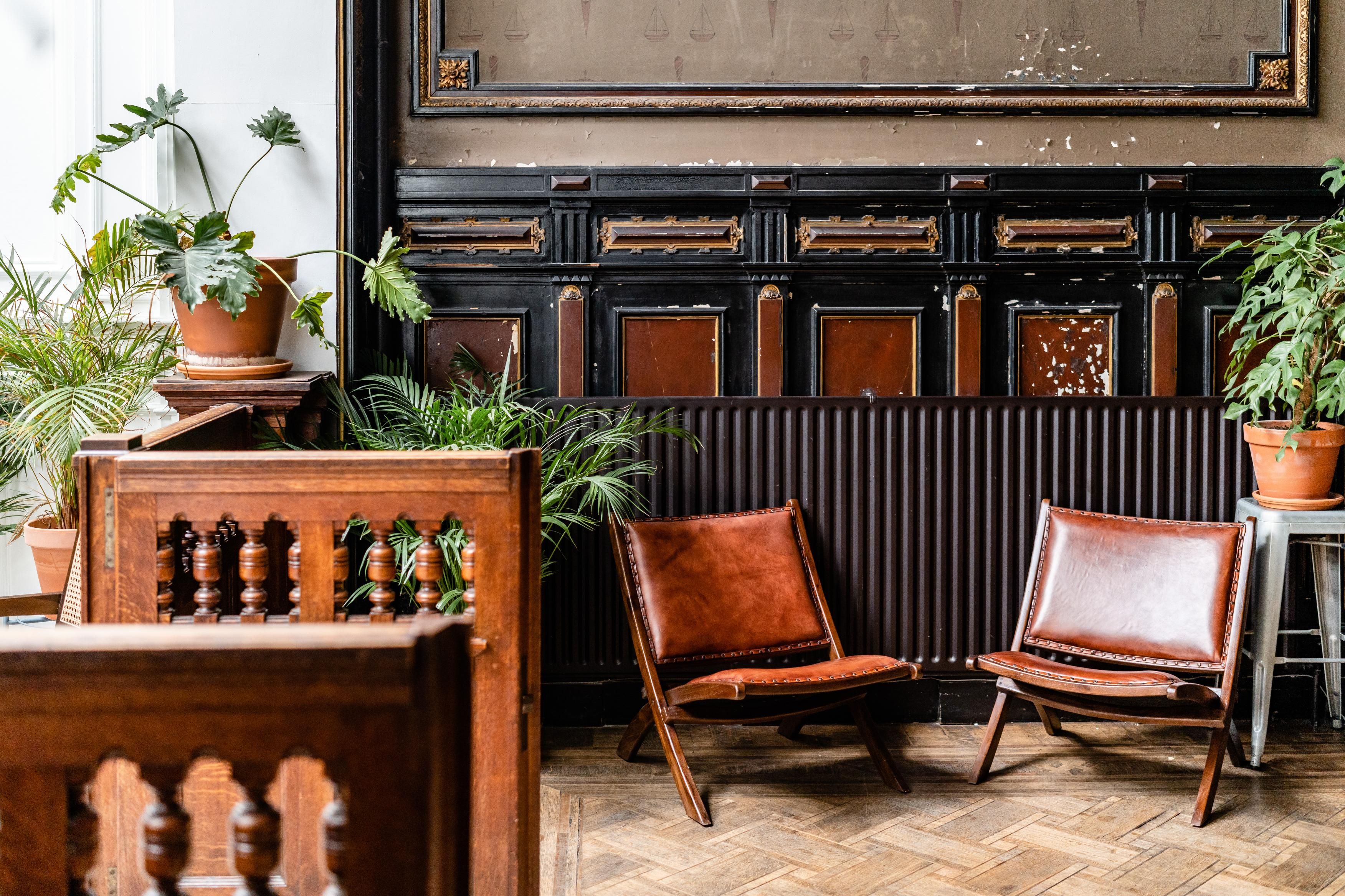 Kamer in de voormalig woning van jeneverstoker Masquelier.